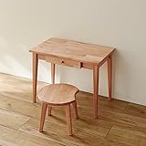 端材を集めて作ったアルダー材のミニテーブル＆スツール　　３点セット