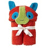 Breganwood Organics, Kids Hooded Towel, Happy Lemur - Rainforest Collection by Breganwood Organics