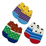 西松屋 [EFD] 3足組ローカットソックス（アニマル立体） 【9cm】