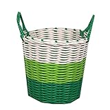 KYLIN Expressストレージバケット、木製ランドリー服/おもちゃバスケットストレージバスケット折りたたみストレージボックス# C