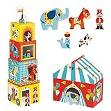 紙製の積み木で楽しくごっこ遊び！Janod スタッキング・サーカス (ddw14)