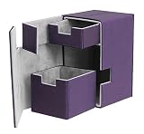 80/100 Card Flip N Tray Xenoskin Deck Case, Purple [並行輸入品]