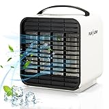 NASUM 冷風機 冷風扇 扇風機 卓上 小型 コンパクト 携帯便利 給水 ミニクーラー ミニファン 携帯扇風機 ポータブルファン ポータブ