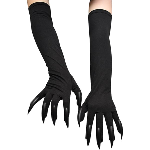 Amazon.co.jp: [jbluelover] 爪手袋 長い爪付き ロンググローブ