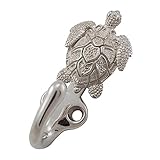 Vicenza Designs h5001 Pollino Turtleフック、ポリッシュニッケル