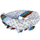 Caden Lane Boutique Collection Diagonal Stripe Shopping Cart Cover, Blue by Caden Lane