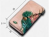 オリジナル　手つくり財布 メンズ財布 大容量 牛革 札入れ コンパクト カード入れ 小銭入れ 長財布 男女兼用 職人の手彫りA1036