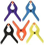 SE - Spring Clamps - Colored Plastic, 2in., 30 Pc - 3273SC30-COL by Sona