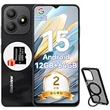 Blackview Wave9C SIMフリー スマホ Android 13 Doke AI搭載 12GB RAM+64GB ROM 6.56インチ大画面 5000mAhバッテリー ブラック