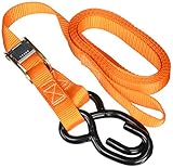 Rage Powersports vh-strap-c-10-oタイダウンストラップセット( 120 'オレンジMotorcycle and ATVカムバックル)