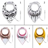 Mamimami Home 多機能　ベビー よだれかけ　コットン 柔らかい 三角　ビブ スナップ 10種類選択 サイズ調整可能 お食事 外出 用 5枚/ゼント