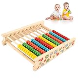 hotbest そろばん 子供 100玉そろばん 百玉そろばん 幼児そろばん100玉 木のおもちゃ 知育玩具 玉そろばん 赤ちゃん 算数 おもちゃ 2歳 3歳 4歳 お誕生日 入園卒園 入学卒業