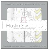 スワドルデザインズ おくるみ モスリン ウッドランドファン スターリング 4枚セット SDM-111ST 【日本正規品】