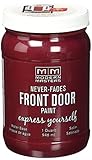 Modern Masters 275268 Satin Front Door Paint, 1 quart, Passionate [並行輸入品]