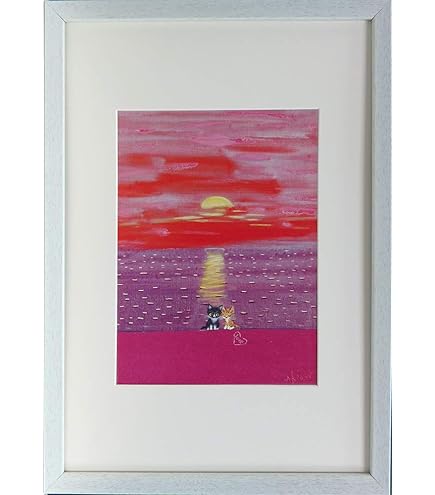 Amazon.co.jp: 渡辺宏・流れる雲とともに（複製画） : ホーム