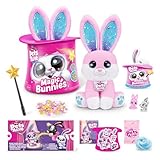 ZURU 電子ぬいぐるみ Pets Alive Magic Bunnies (キャンディ) 箱を開く サプライズ インタラクティブマジックトイ