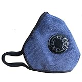 汚染防止軍用級N99防塵マスク　フィルター機能付きマスク　洗濯可能マスク　ろ過片換え可能マスク　男女通用ネービー