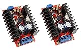 【PacoShop919】 昇圧 型 可変 DC-DC コンバーター基板 6A 100W (2点) P217