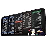 INPHIC大型マウスパッド ゲーミング 防水 耐久性良い 大型サイズ 700*300*3mm、ショートカットキー付き大型マウスパッドキーボ