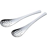 下村企販 レンゲ スプーン 2本組 お助け 【日本製】 ステンレス 穴あき ラーメン 38769 燕三条