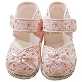 《初夏盛夏対応》(日本製) Pample Mousse(パンプルムース) ドビー天竺小花柄サンダル 14.0cm/PK NO.DP-72601