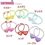 EARTHMAGIC(アースマジック) 「マフィー&ロゴハート」ヘアゴム 日本製 1603【C】 F(フリーサイズ) サックス(42)