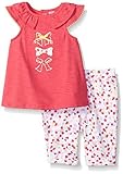 Petit Lem Baby Girls' 2 Piece Set Top and Legging Bubble Gum 9 Months [並行輸入品]
