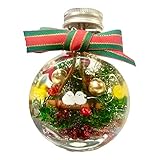 Lulu's ルルズ クリスマス Christmas Xmas シマエナガ ハーバリウム プリザーブドフラワー ドライフラワー 雪の妖精 北海道 サイズ:幅7cm 奥行4.5cm 高さ9.5cm 100ml クリスマス Lulu's-0578