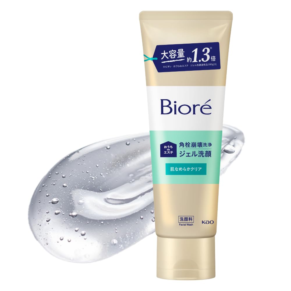 Bioré ビオレ おうちdeエステ 洗顔ジェル なめらか 気分すっきりリラックスアロマの香り 240グラム (x 1) 【Amazon.co.jp限定】
