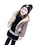 FEVON　コート　キッズ　女の子　長袖　ボア　厚手　秋冬　リバーシブル　フード付き　可愛い　キュート　アウター　子供　ガールズ　キッズコート　暖かい　保温　防寒対策　通園　通学　100-140