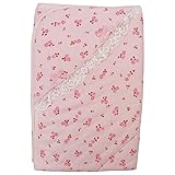 (日本製) Pample Mousse(パンプルムース) キルト裏付き接結さくら総柄アフガン 83cm×83cm/ピンク NO.DP-51517