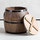 【スツール おしゃれ】 樽スツール 『座れる＋収納＋おしゃれ』なアイテム 23.5cm高 天然木使用 木製 レトロ Sサイズ