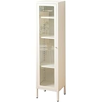 Amazon.co.jp: OSJ ガラス 棚 スリム 幅35 コレクションケース