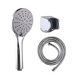 KES 3-functionハンドヘルドシャワーヘッド浴室交換ヘッドfor Bathユニバーサルシャワーシステム光沢クロム、p312-p Valve Pack シルバー