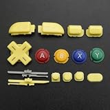 ｃｌｔｇｘｄｄ NEW 3DS XL/LL用 Y/X/A/B交換ボタンセット DIY改造パーツ (黄色)