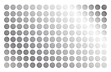 Polka Dot Wall Decal Nursery Kids Room Peel and Stick Removable Sticker Circle Pattern Decor #1326 (