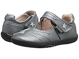 [ペディペド] pediped Starlite Grip n Go (Toddler) フラットシューズ Pewter 23 (US 7 Toddler)(14cm) - M [並行輸入品]