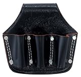 まとめ買い 10個セット「イーバッグ(E.bag) ペンチ差し 3丁差し 牛黒皮仕様 2重縫い強力型 08212」