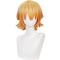 Amazon.co.jp: 我妻善逸 コスプレ ウィッグ あがつまぜんいつ