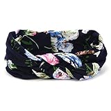 Cutelove キッズ　ベビー　ヘアバッド　カチューシャ　ボヘミア風　花柄　女の子　コットン　髪飾り　リボン