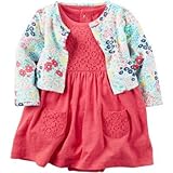 カーターズ Carter's/ 2ピースドレス&カーディガンセット ピンク ワンピース 9ヶ月【並行輸入】