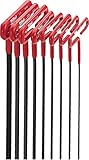 Eklind 53168 Cushion Grip Hex T-Key Set, Inch with Pouch, 6-Inch Arm, 8-Piece [並行輸入品]