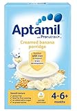 Aptamil プロバイオティクス配合・離乳食ミックス（４〜６か月）125g x 6箱 『クリーミーバナナ・オートミール』 (海外直送）