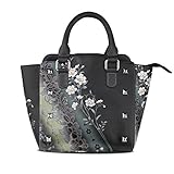 AyuStyle (アユスタイル) 3way bag ショルダーバッグ ハンドバッグ トートバッグ レディース バック　カバン　PUレザー 通勤 通学 女性用 肩掛け 手提げ 斜めがけ (ブラック 1