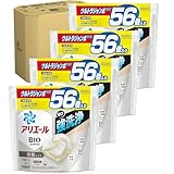 アリエール BIO science 洗濯洗剤 ジェルボール 微香タイプ 詰め替え 56個×4袋 [ケース品]