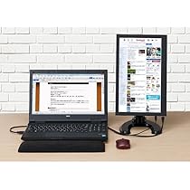 タマ　15.6型デュアルディスプレイ Amazon.co.jp: デュアルディスプレイ ダブルモニター トリプル