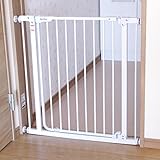 タンスのゲン BabyDays(ベビーデイズ) ベビーゲート 設置幅77～85cm つっぱり式 オートクローズ ホワイト 30500001 WH