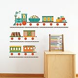 Petit Collage Wall Decal Train by Petit Collage