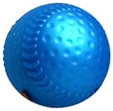 【マイカラーボール】3ｲﾝﾁ／直径7.5㎝ マイカラー野球ボール 軟式野球柄 1個 (パール系) (青)