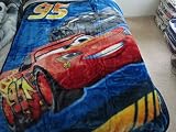 Baby Blankets for Toddler Boy ( 40 " x50 " ) Plush Toddler blankets-disney cars-mcqueen and Storm